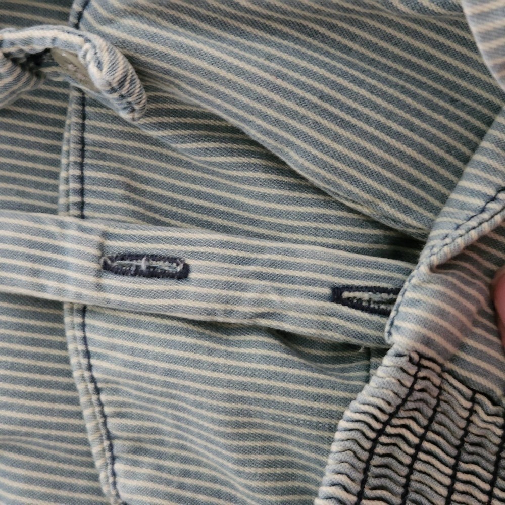 Aritizia Wilfred Green & White Stripe Mini Dress Halter Junior's Size 0 - Picture 6 of 10